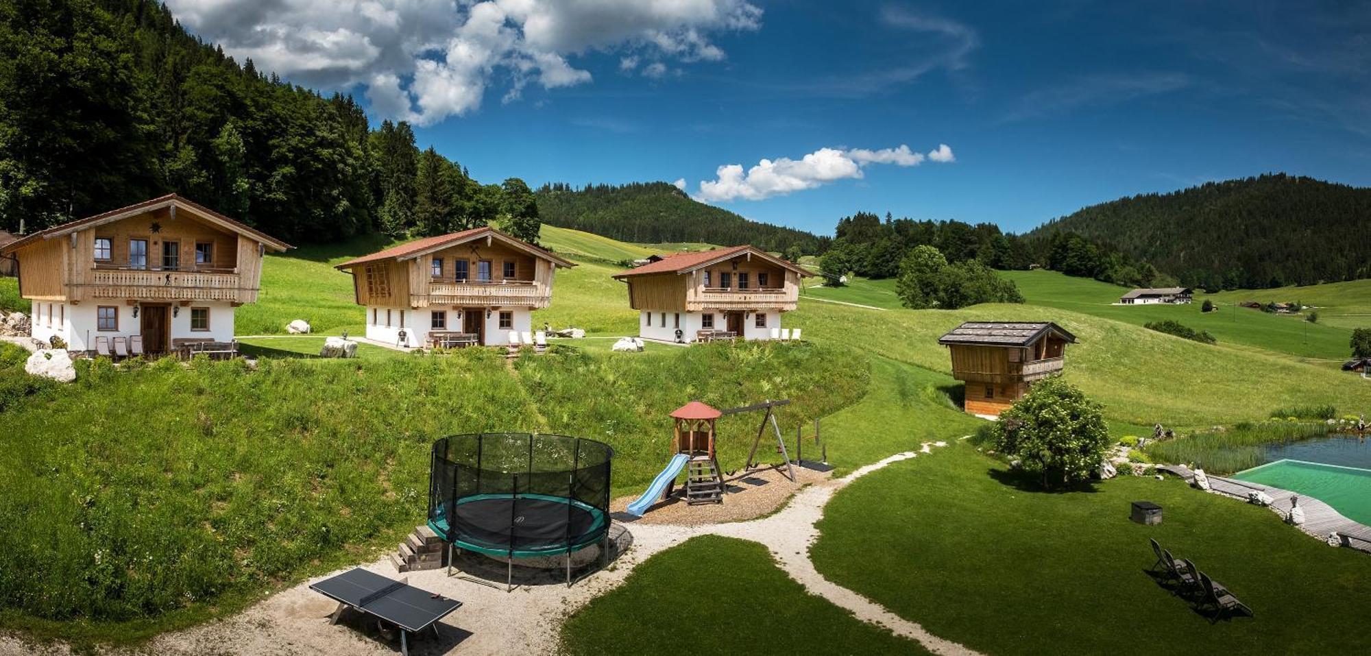 Ettlerlehen Chalets Ramsau bei Berchtesgaden Bagian luar foto